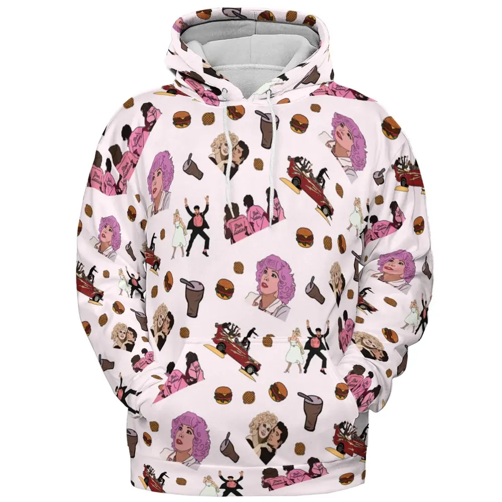 Summer Nights Grease All-over Print Hoodie - 2