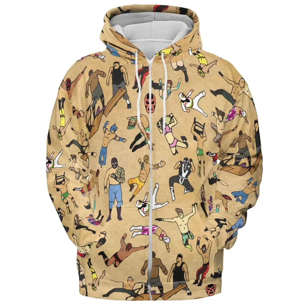 Lucha Undergound All-over Print Hoodie - 3