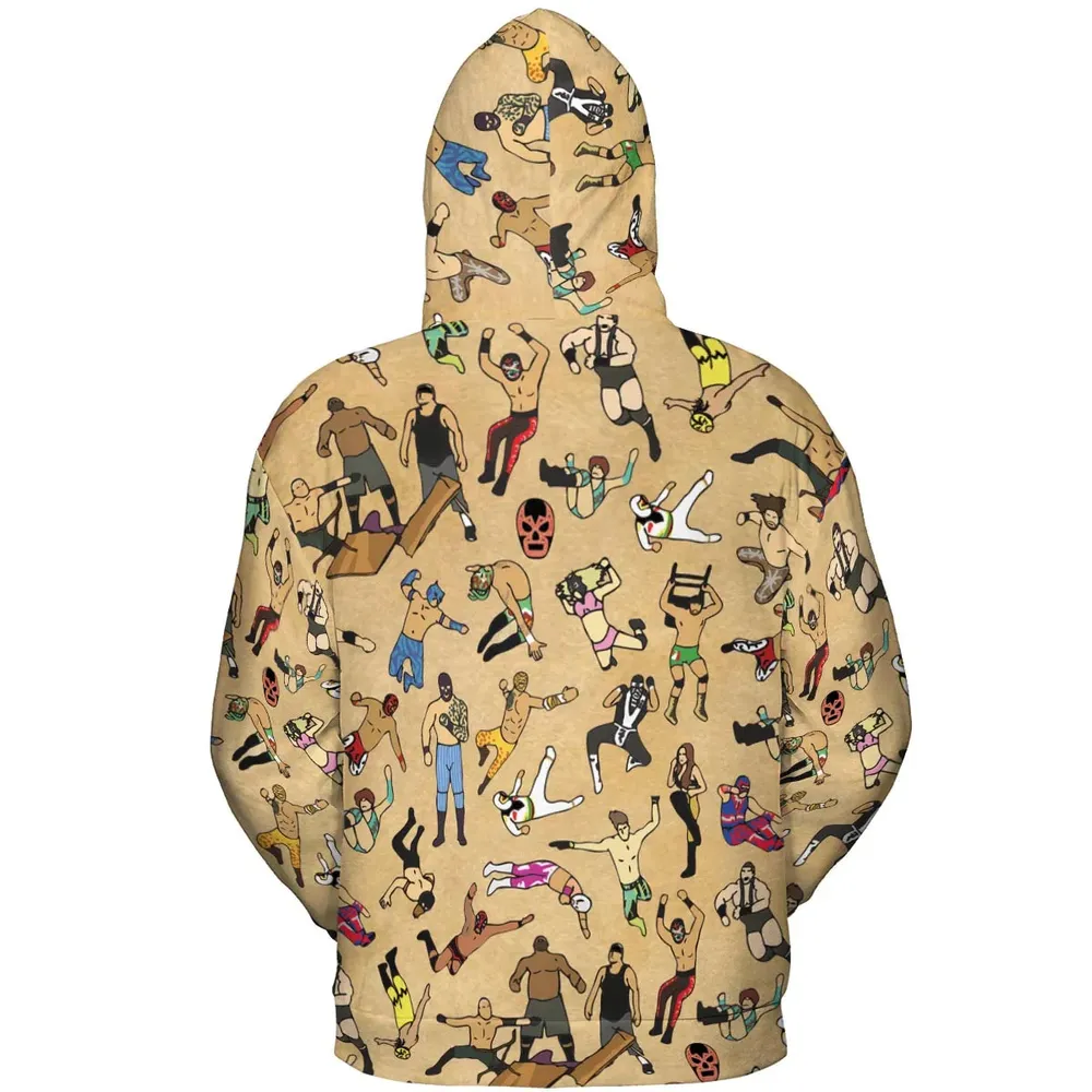 Lucha Undergound All-over Print Hoodie - 4