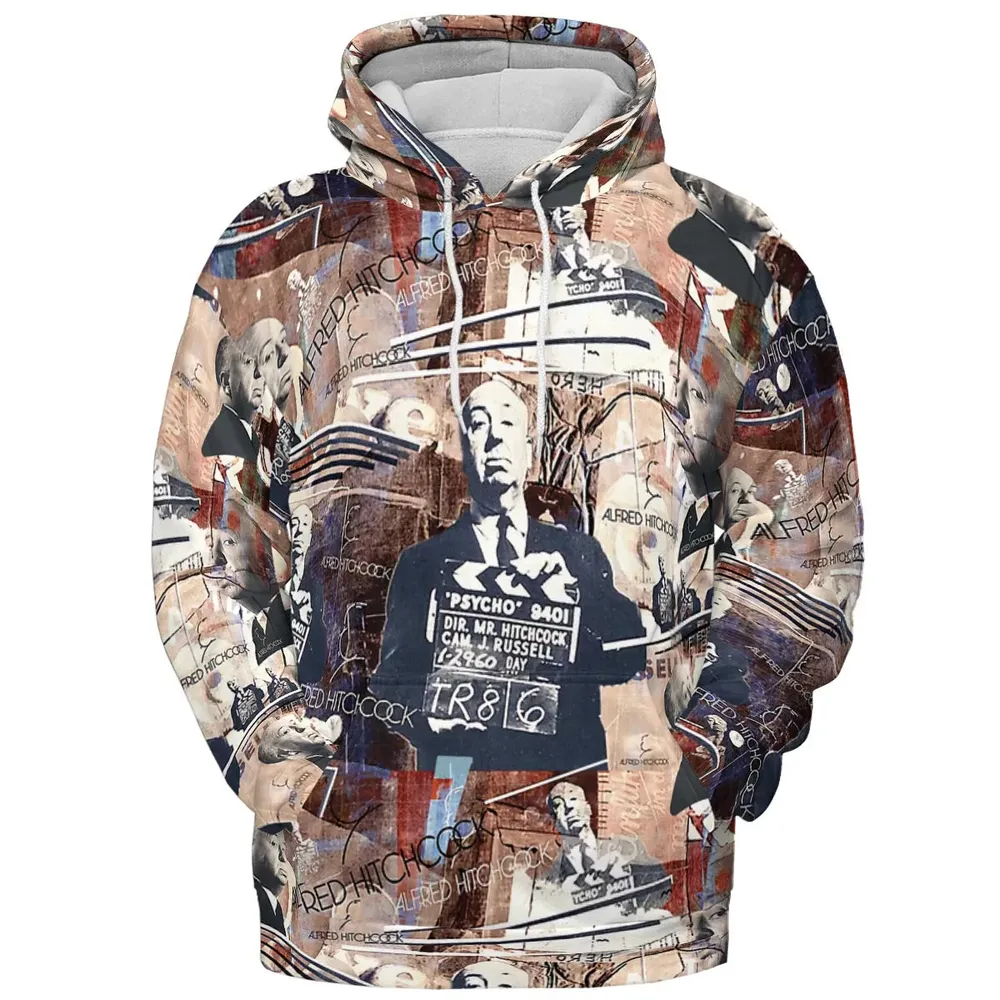 Alfred Hitchcock Aesthetic All-over Print Hoodie - 2