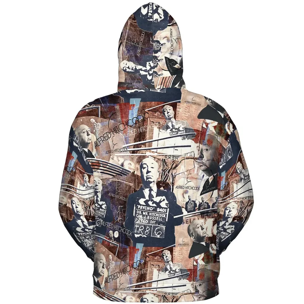 Alfred Hitchcock Aesthetic All-over Print Hoodie - 4