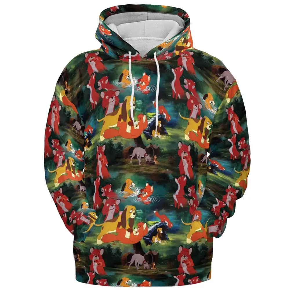 The Fox and the Hound All-over Print Hoodie - 2