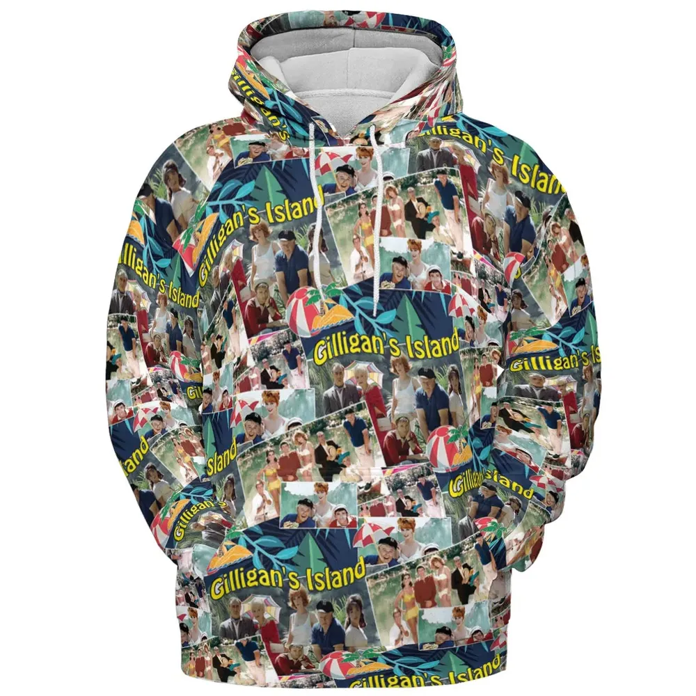 Island Time Gilligan's Island All-over Print Hoodie - 2