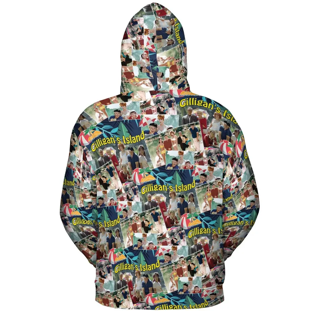 Island Time Gilligan's Island All-over Print Hoodie - 4