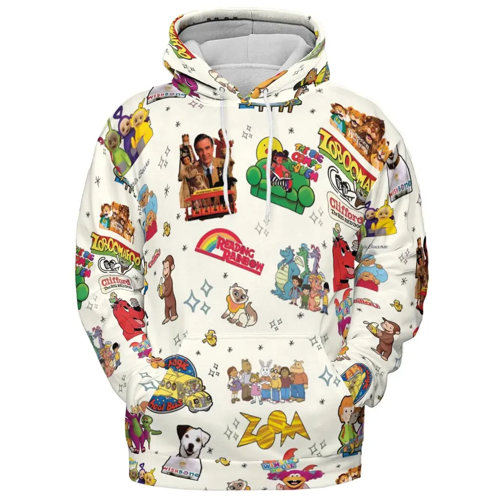 If You Were A PBS Kid All-over Print Hoodie - 2