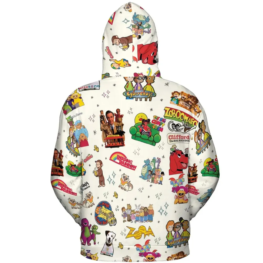 If You Were A PBS Kid All-over Print Hoodie - 4