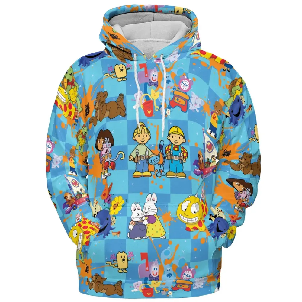 90s cartoon Nostalgic All-over Print Hoodie - 2