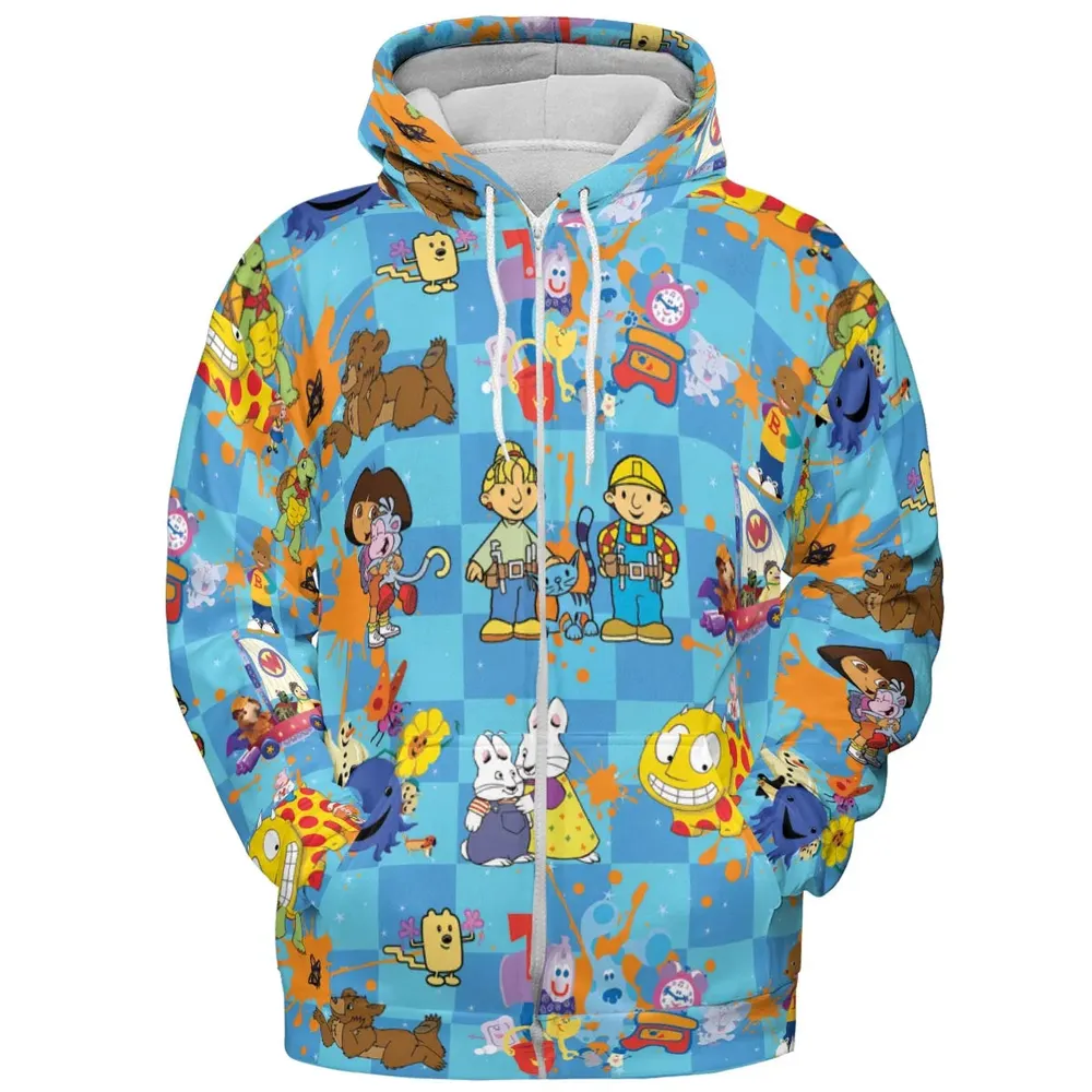 90s cartoon Nostalgic All-over Print Hoodie - 3