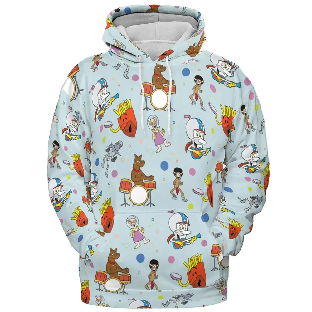 Aqua Unit Patrol Squad Team All-over Print Hoodie - 2