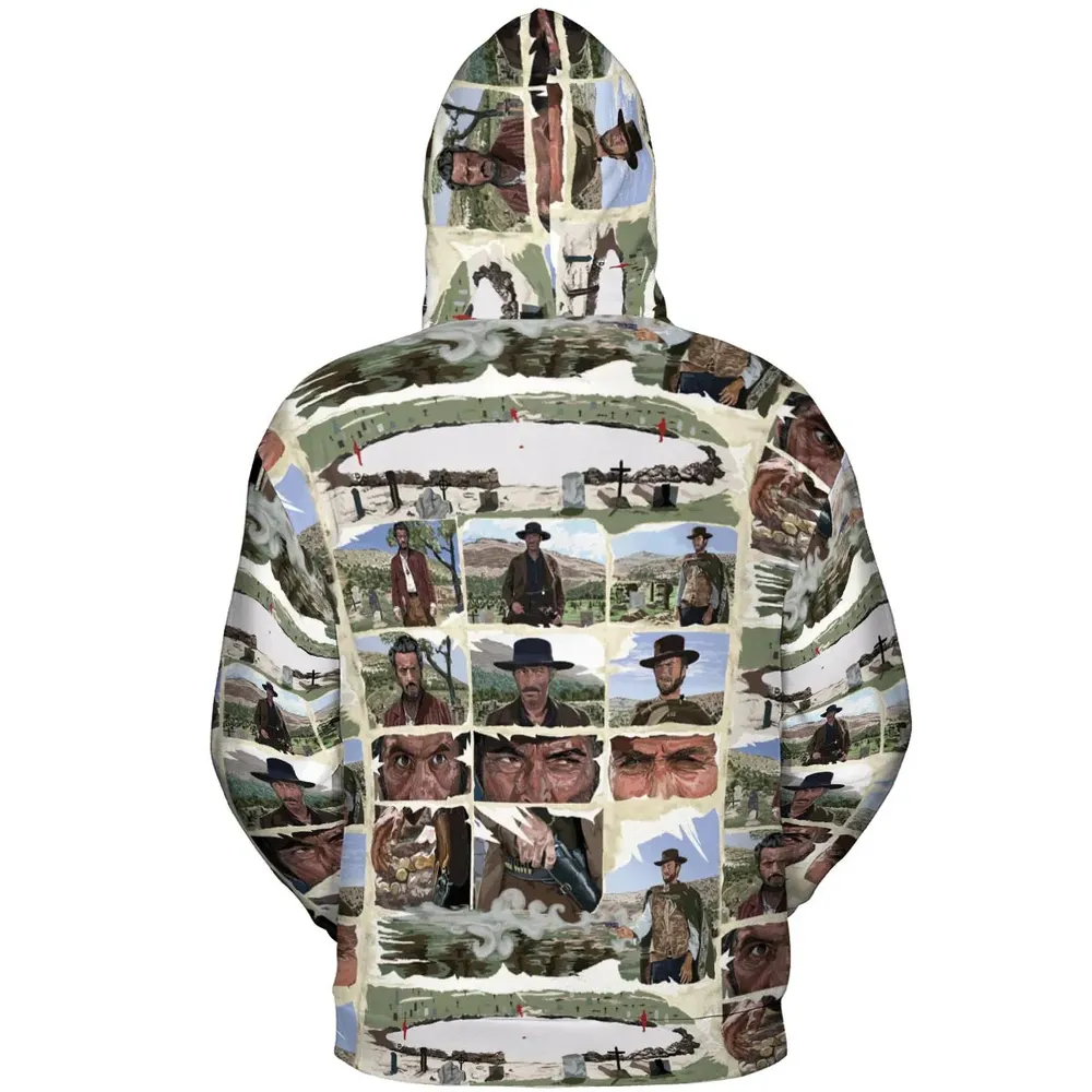 The Man With No Name The Good The Bad and The Ugly All-over Print Hoodie - 4