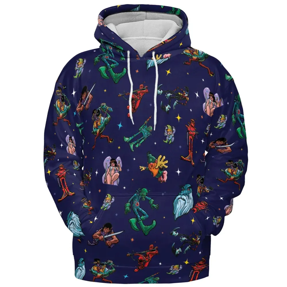 Wizard Characters All-over Print Hoodie - 2