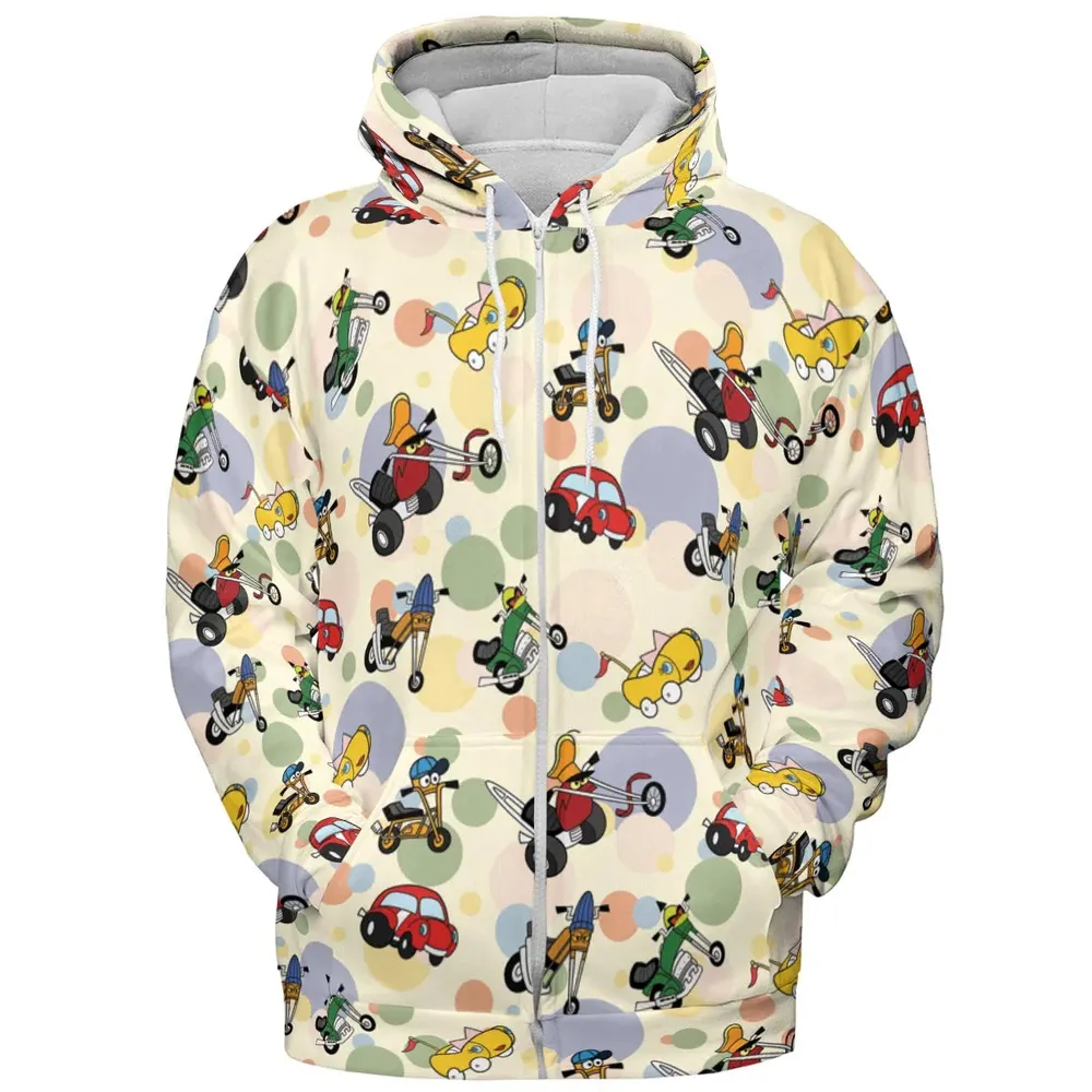 Wheelie and the Chopper Bunch All-over Print Hoodie - 3
