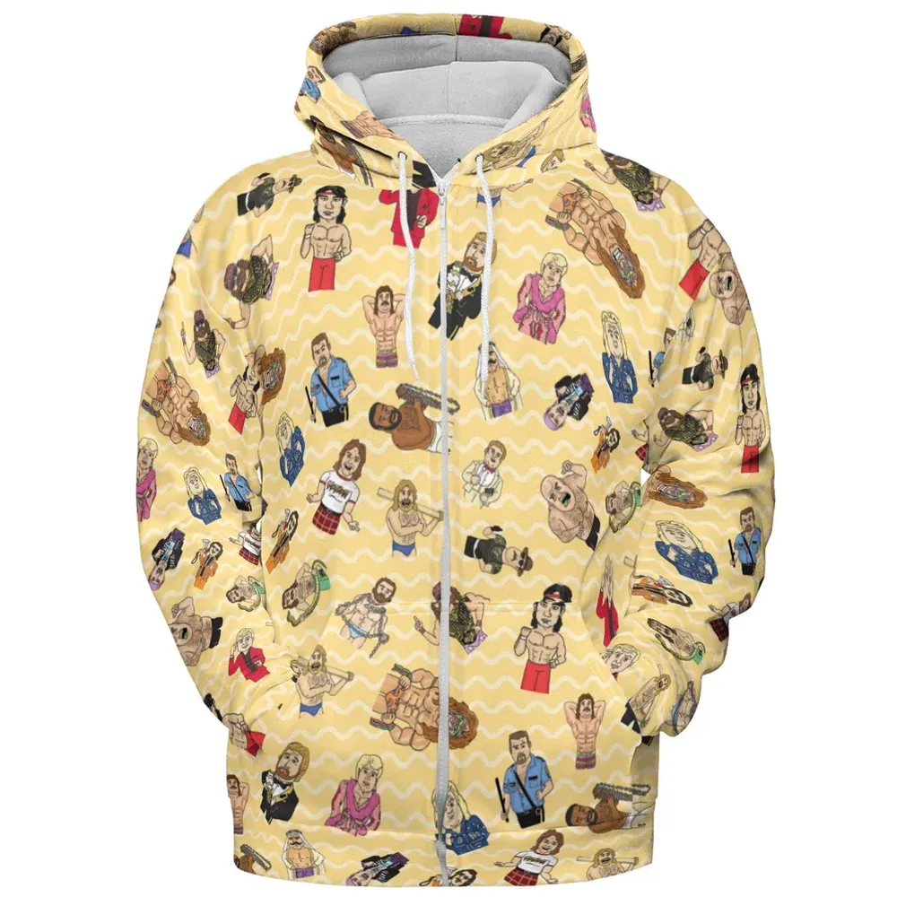 WWF Heroes All-over Print Hoodie - 3