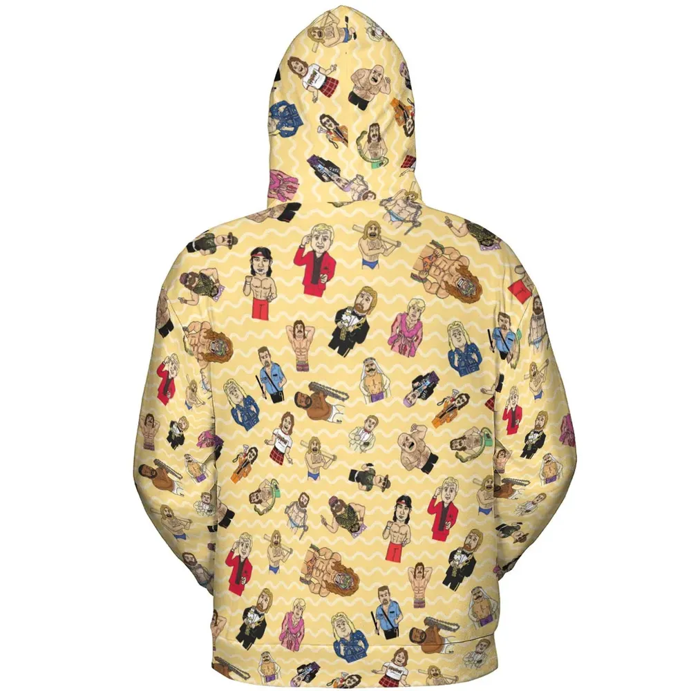 WWF Heroes All-over Print Hoodie - 4