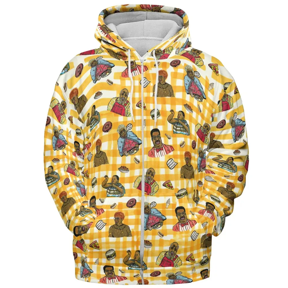 The Nutty Professor Characters All-over Print Hoodie - 3