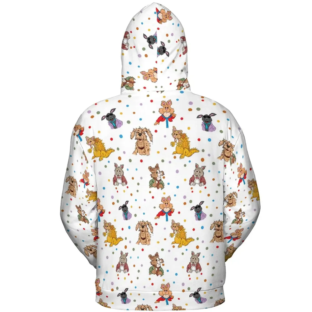 Tale of the Bunny Picnic Characters All-over Print Hoodie - 4