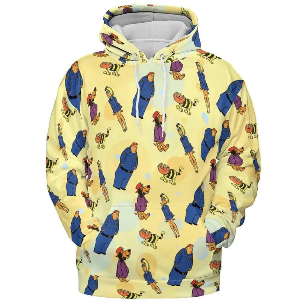 Hong Kong Phooey Power All-over Print Hoodie - 2