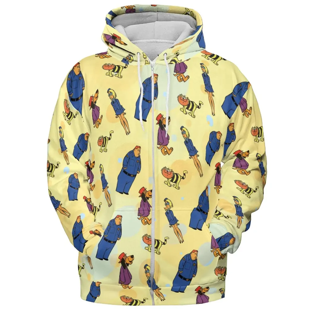 Hong Kong Phooey Power All-over Print Hoodie - 3