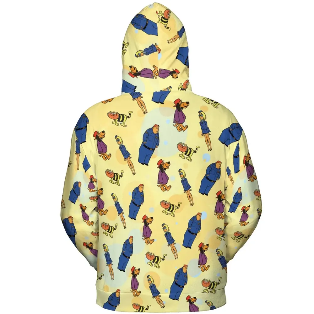 Hong Kong Phooey Power All-over Print Hoodie - 4