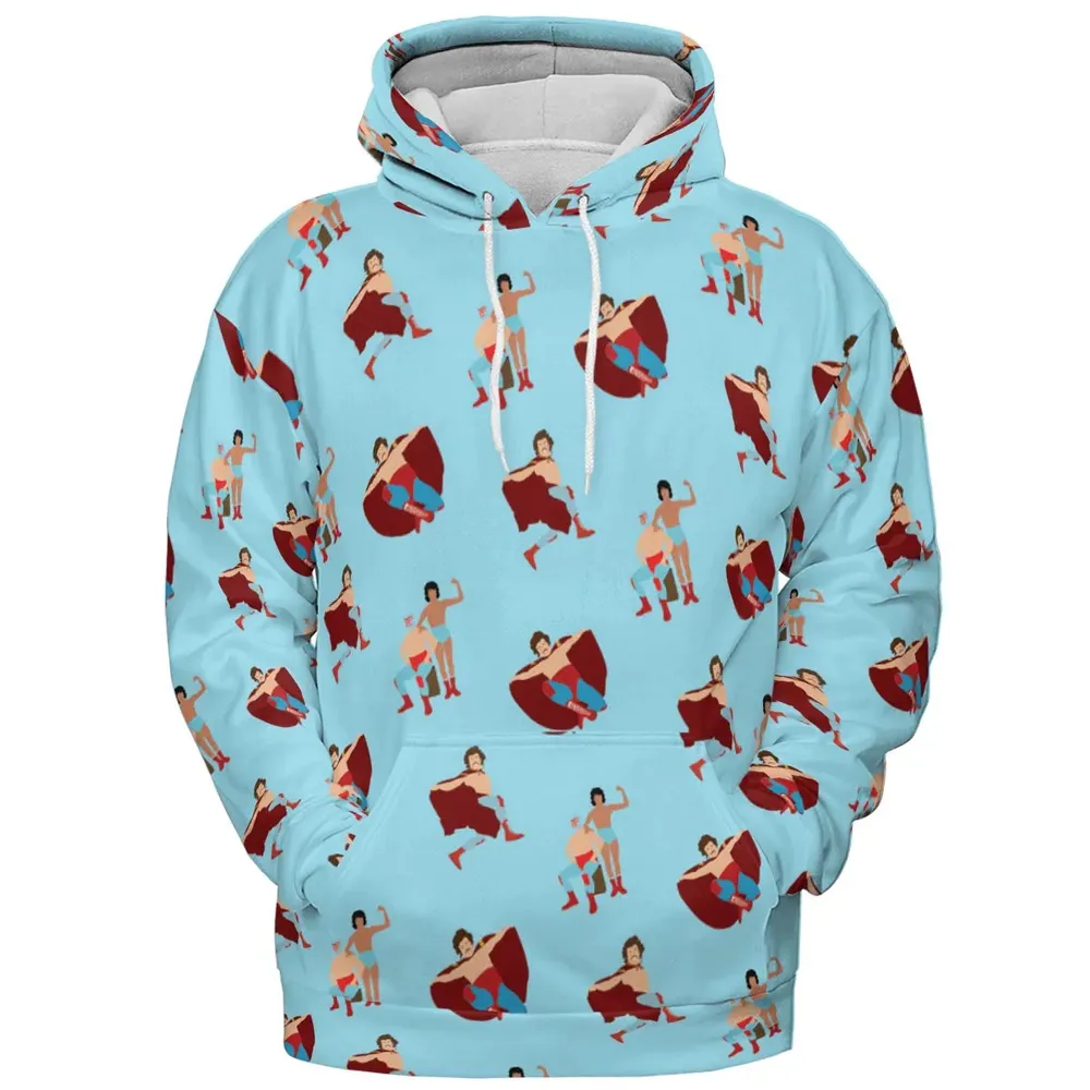 Wrestle Style Nacho Libre All-over Print Hoodie - 2