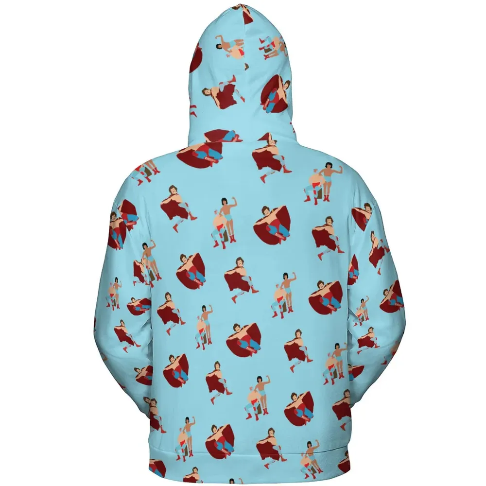 Wrestle Style Nacho Libre All-over Print Hoodie - 4