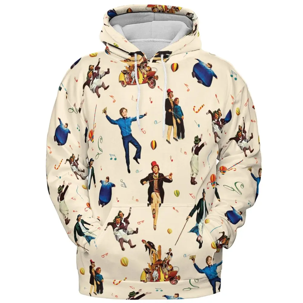 It's Scruumdidiyumptious Willy Wonka And Chocolate Factory All-over Print Hoodie - 2