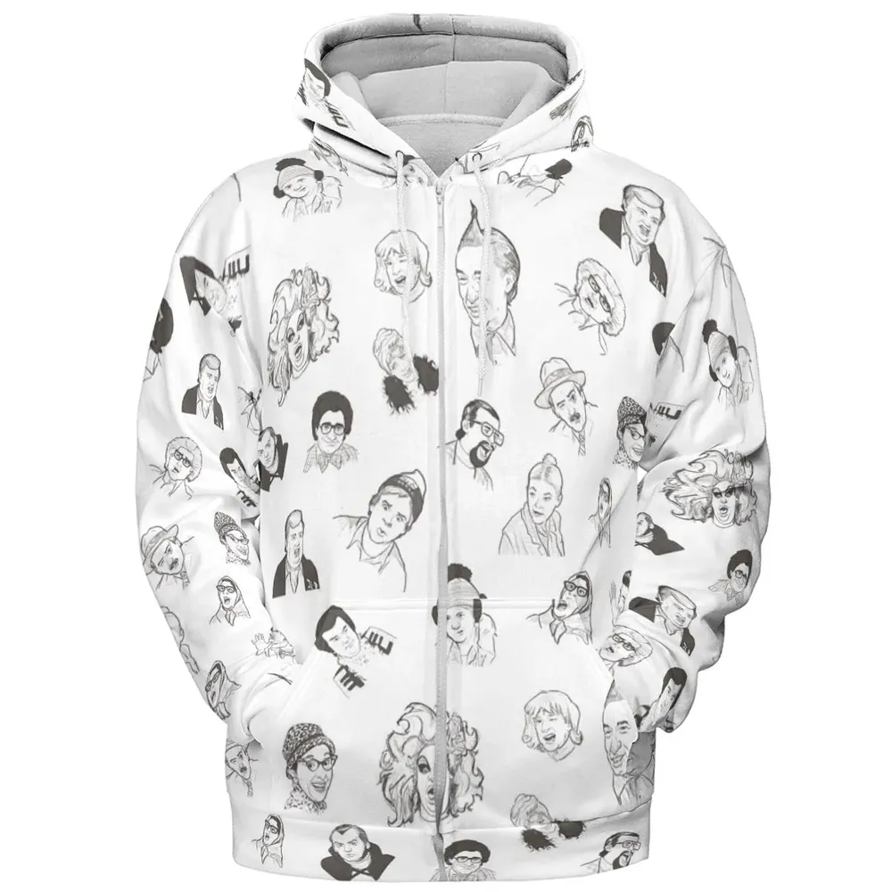 Second City Television Characters All-over Print Hoodie - 3