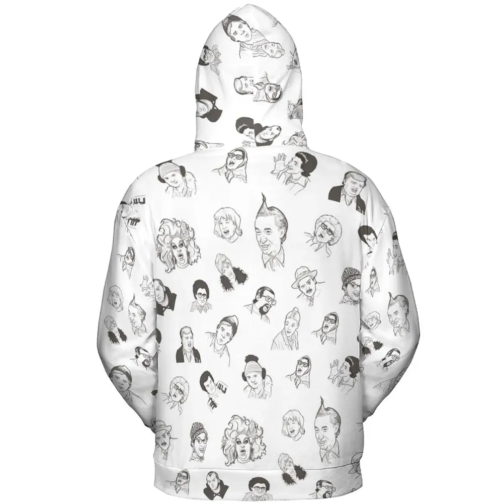 Second City Television Characters All-over Print Hoodie - 4