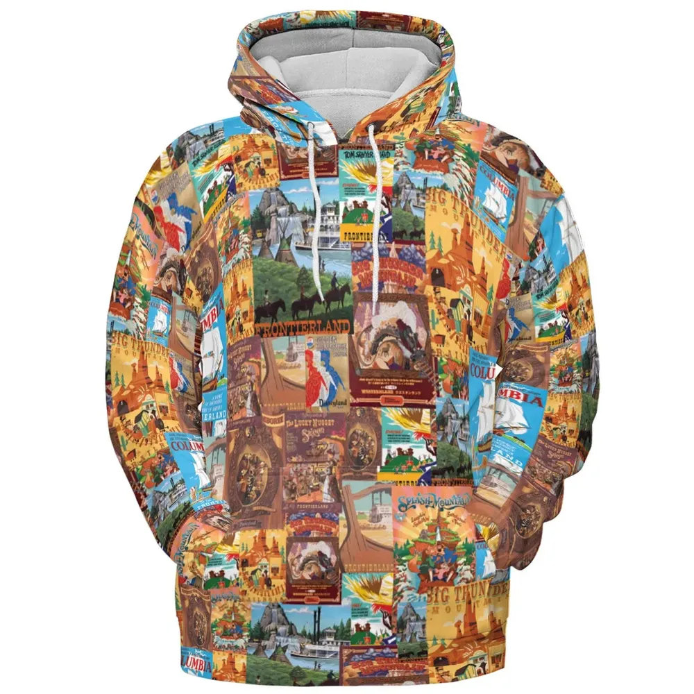 Big Thunder Mountain Frontierland All-over Print Hoodie - 2