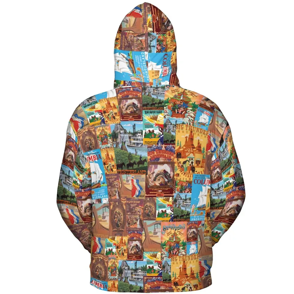Big Thunder Mountain Frontierland All-over Print Hoodie - 4