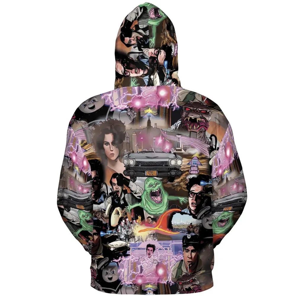 Ghostbusters Comic Style Montage All-over Print Hoodie - 4