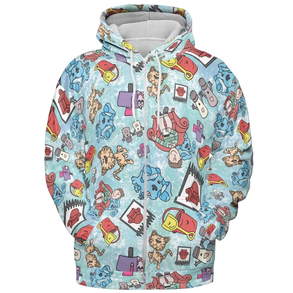 Blue's Clues Friend Party All-over Print Hoodie - 3