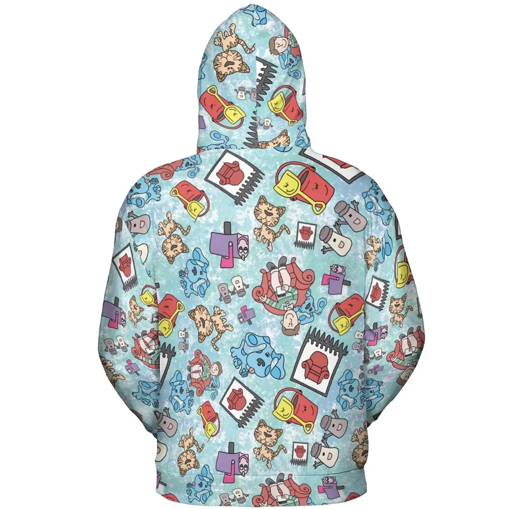 Blue's Clues Friend Party All-over Print Hoodie - 4