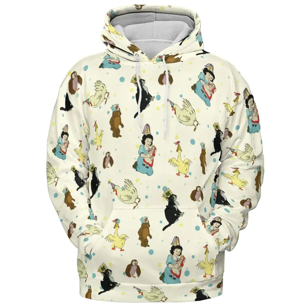 The Curious Cub and His Forest Friends Little Bear All-over Print Hoodie - 2