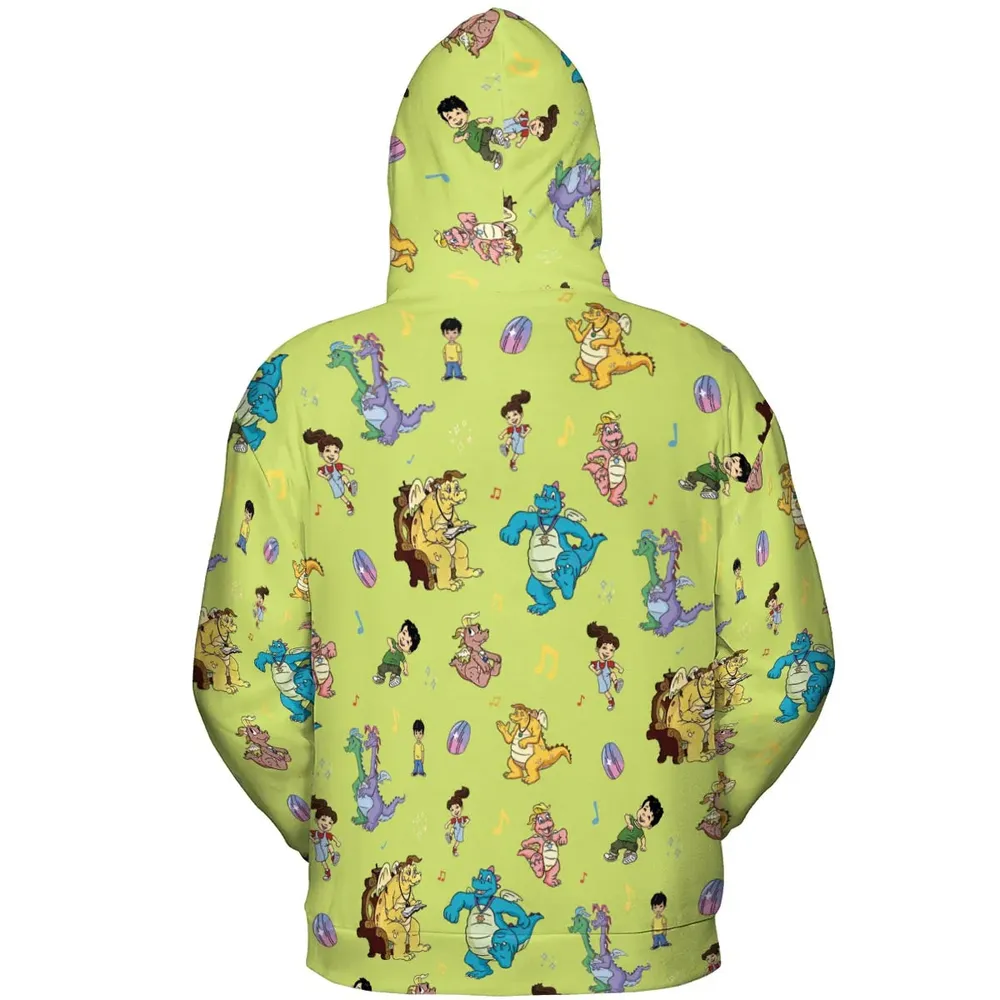 Dragontales Characters All-over Print Hoodie - 4