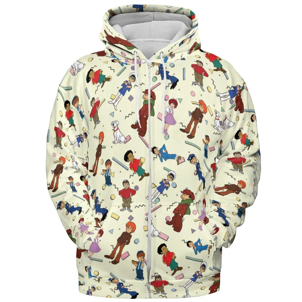 The Little Rascals Cartoon Characters All-over Print Hoodie - 3