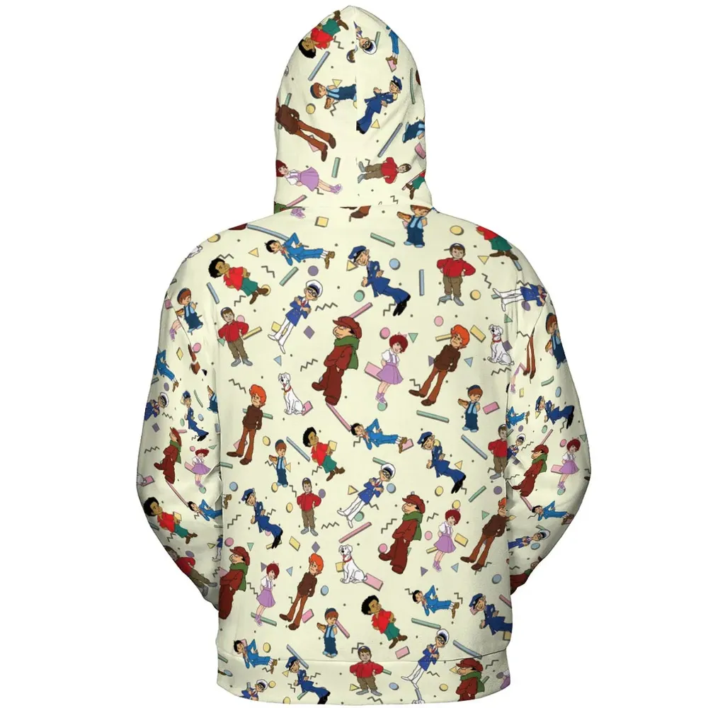 The Little Rascals Cartoon Characters All-over Print Hoodie - 4