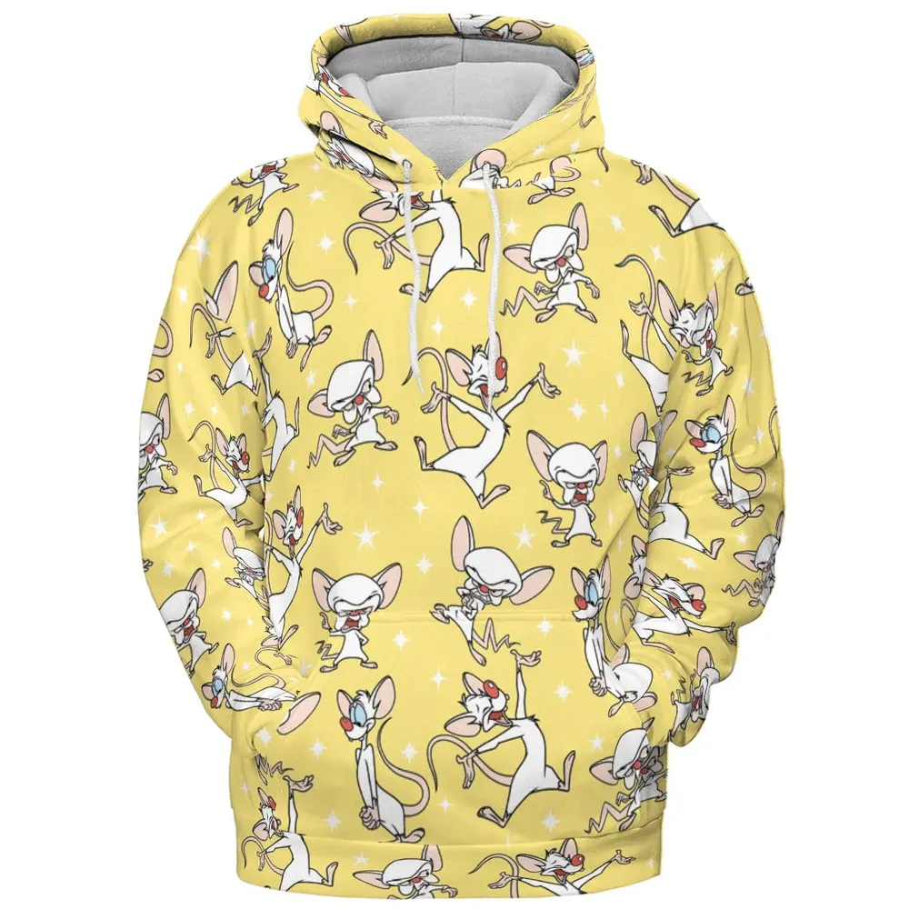 Lab Style Pinky and the Brain All-over Print Hoodie - 2