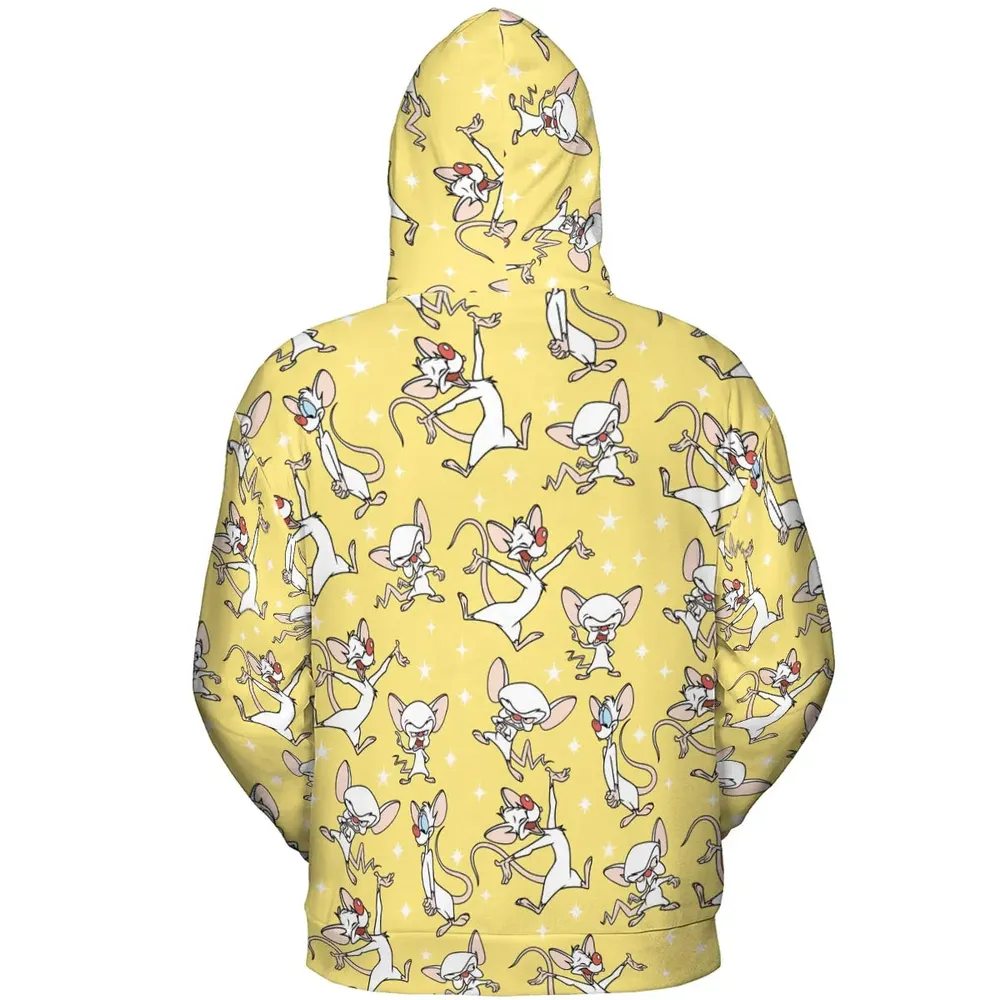 Lab Style Pinky and the Brain All-over Print Hoodie - 4