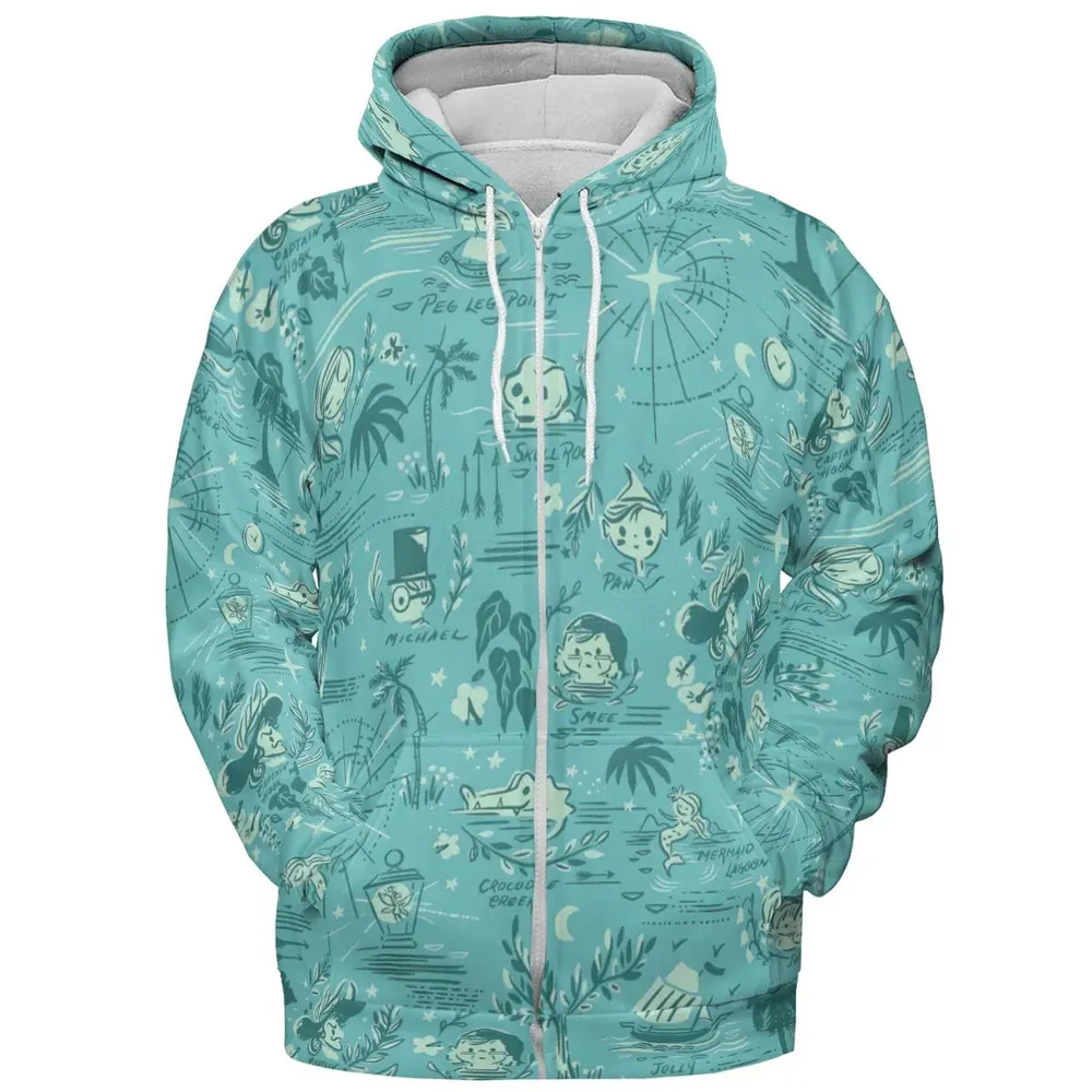 Forever Neverland Peter Pan All-over Print Hoodie - 3