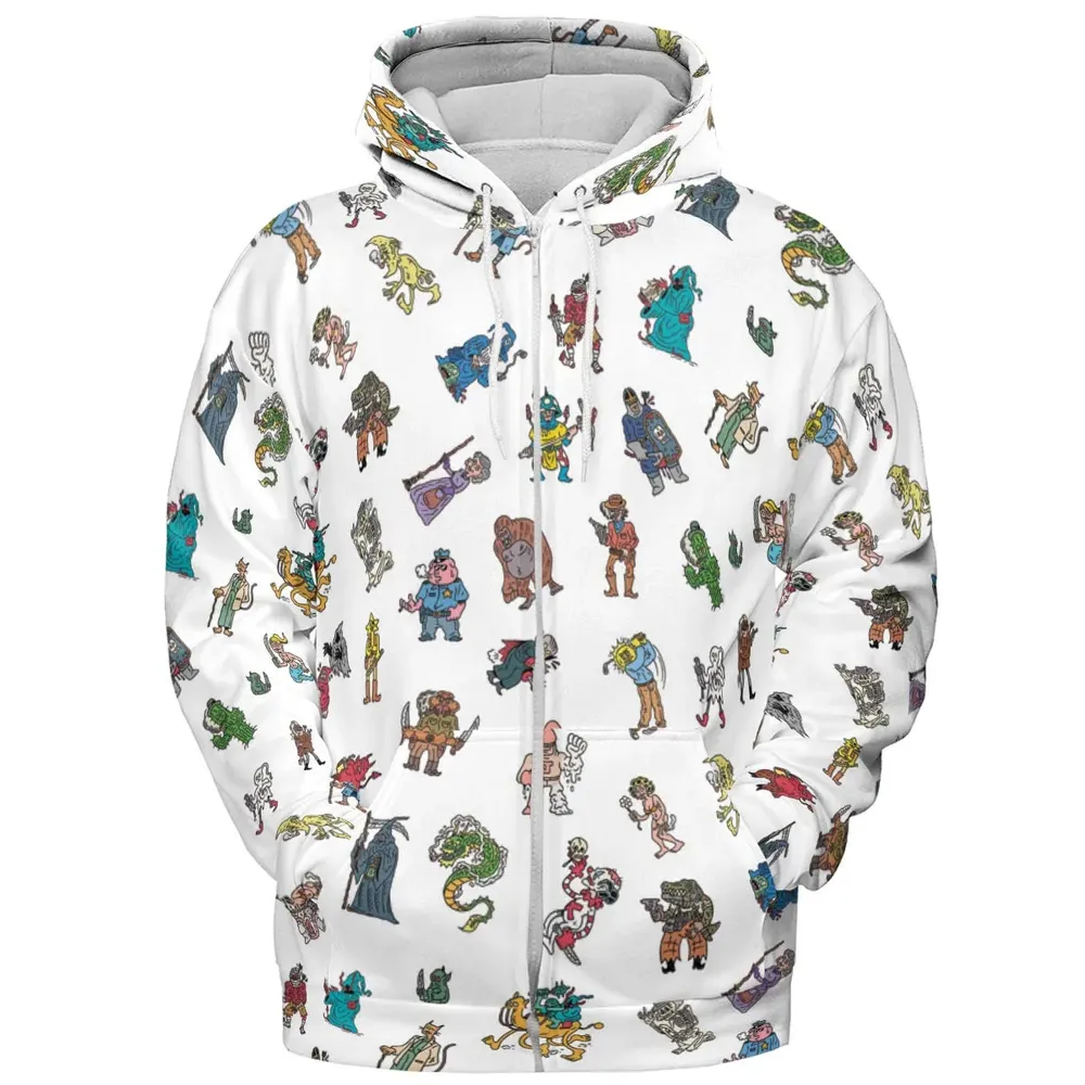 Characters Of Scumby All-over Print Hoodie - 3