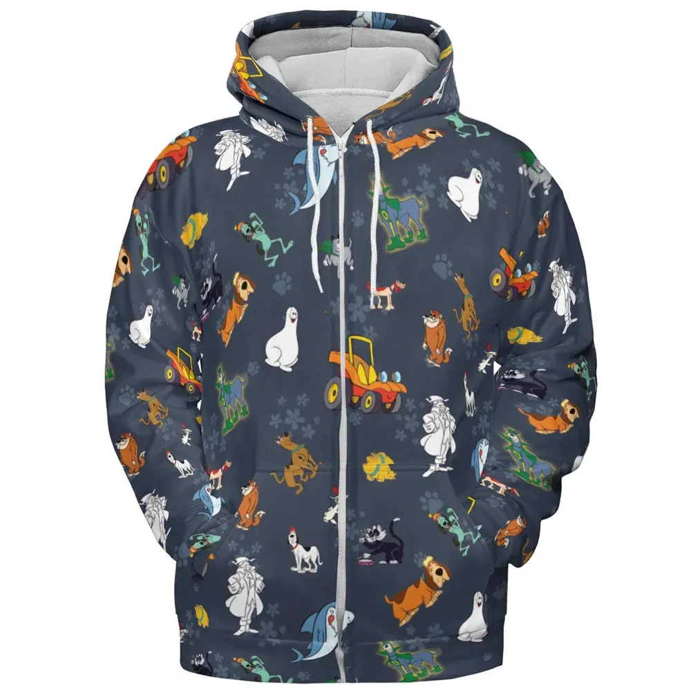 HB Scooby Clones All-over Print Hoodie - 3