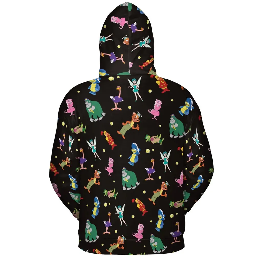 Willy's Vintage Charracters All-over Print Hoodie - 4