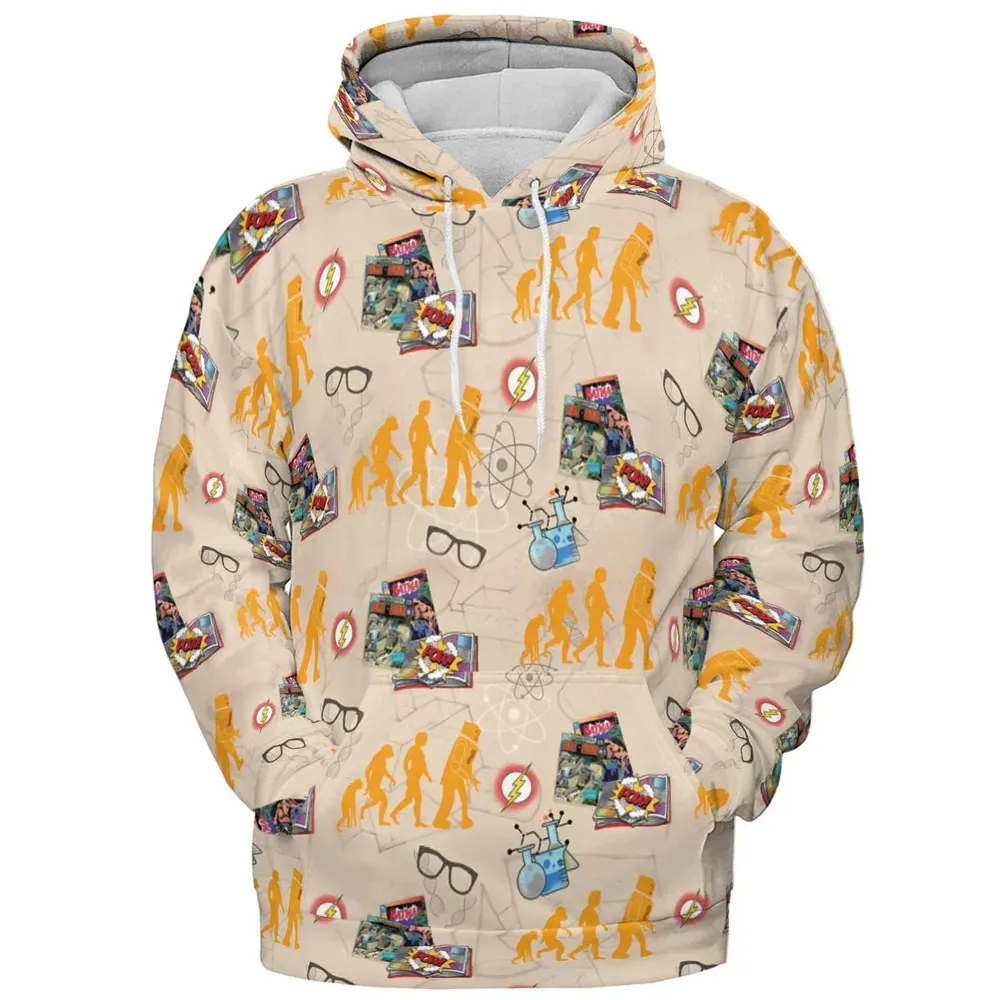 Geek Alert The Big Bang Theory All-over Print Hoodie - 2