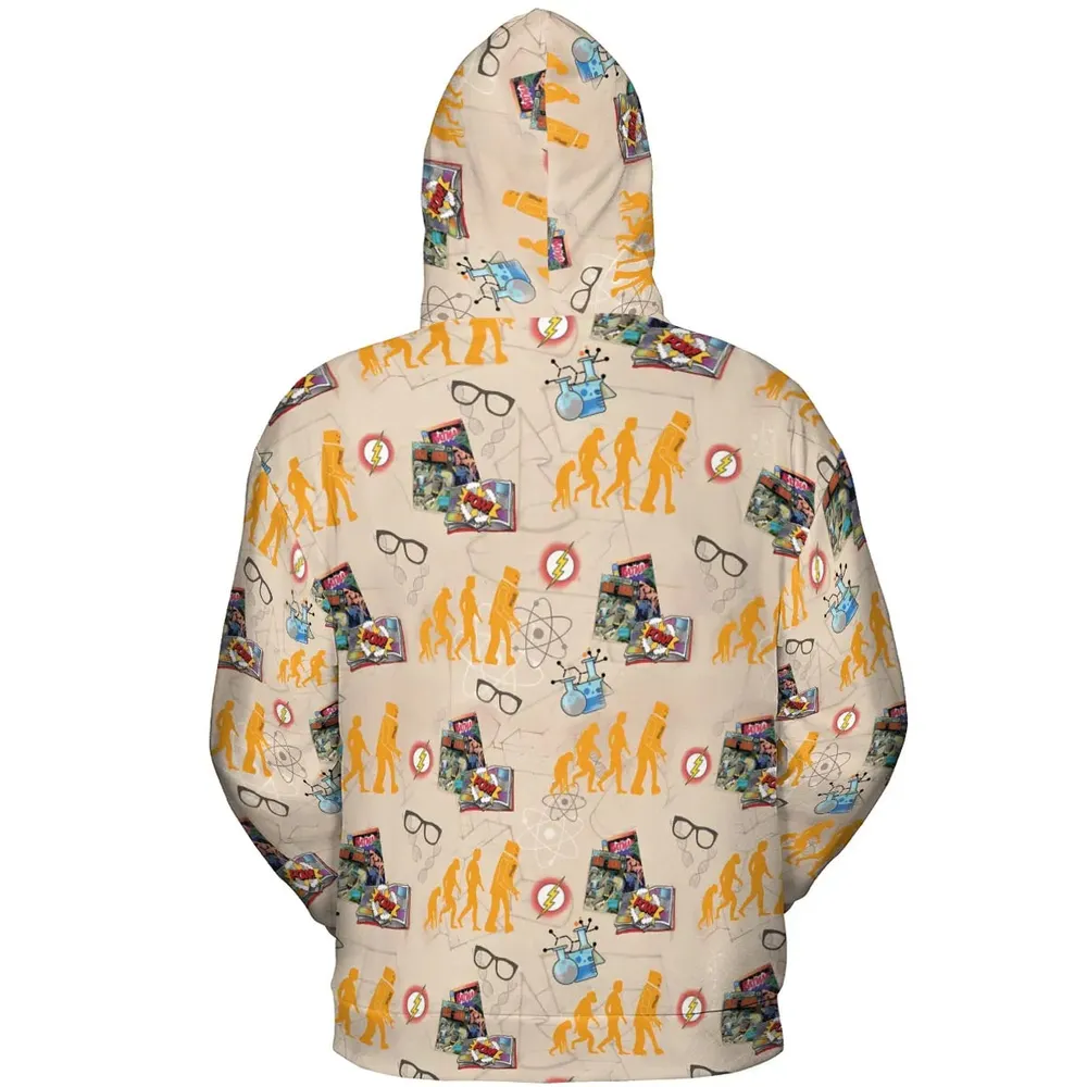 Geek Alert The Big Bang Theory All-over Print Hoodie - 4
