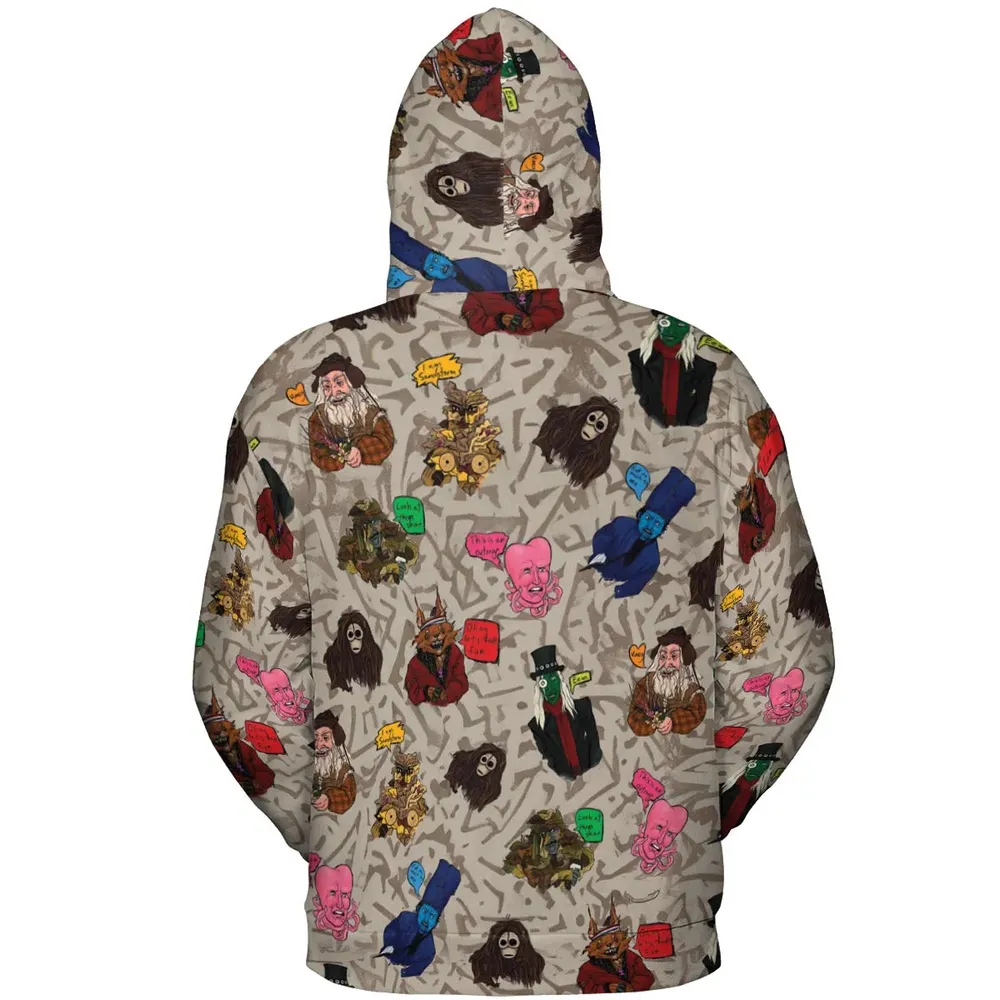 Look At Them Shine Mighty Boosh All-over Print Hoodie - 4