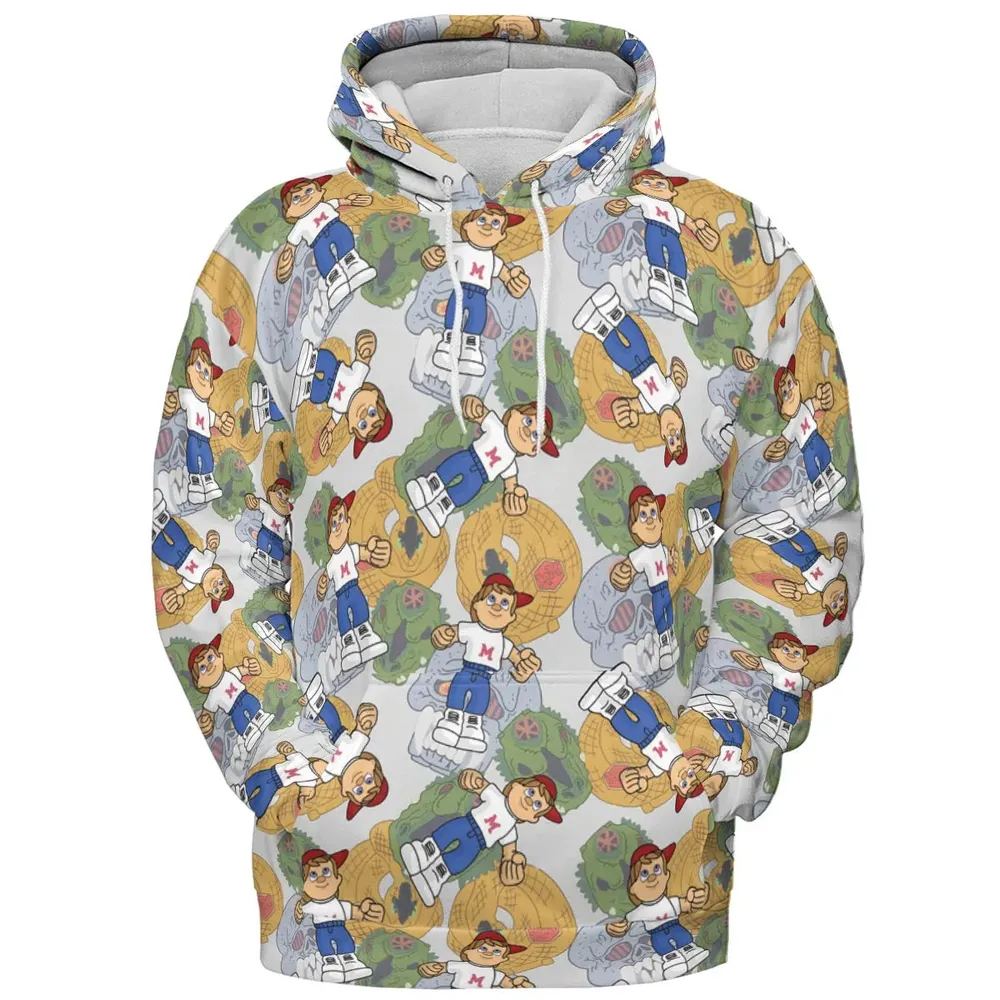 Mighty Max Monster All-over Print Hoodie - 2