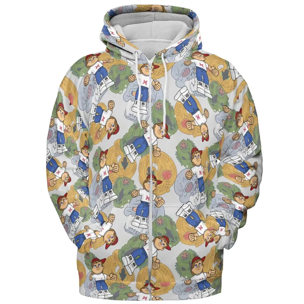 Mighty Max Monster All-over Print Hoodie - 3