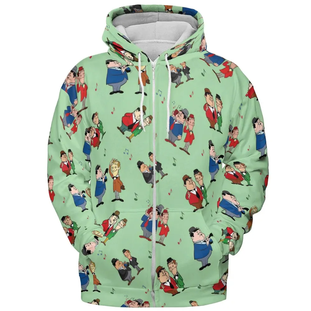Another Fine Mess Laurel And Hardy All-over Print Hoodie - 3