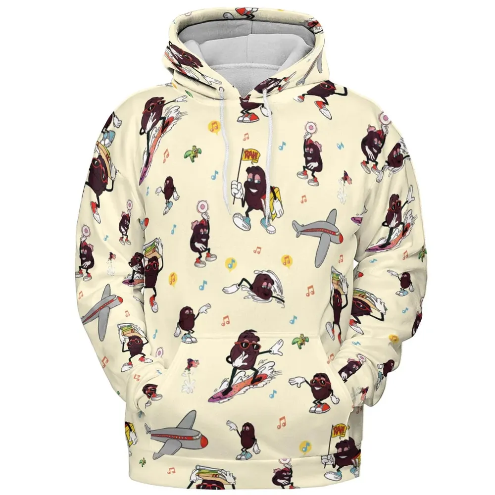 Hardee's california Raisins Mascots All-over Print Hoodie - 2